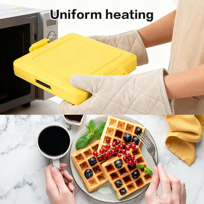 Microwave Sandwich Maker，Quick Cooker ，Easy Meal Prep Tool，No-Mess, Fast Breakfast, Dishwasher Safe