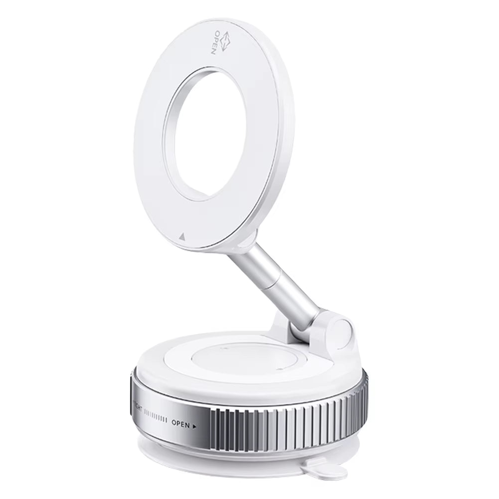 360° Adjustable Vacuum Magnetic Car Phone Holder for Magsafe Magnetic Suction Cup Phone Holder Folding Stand for Car Mirror Gym