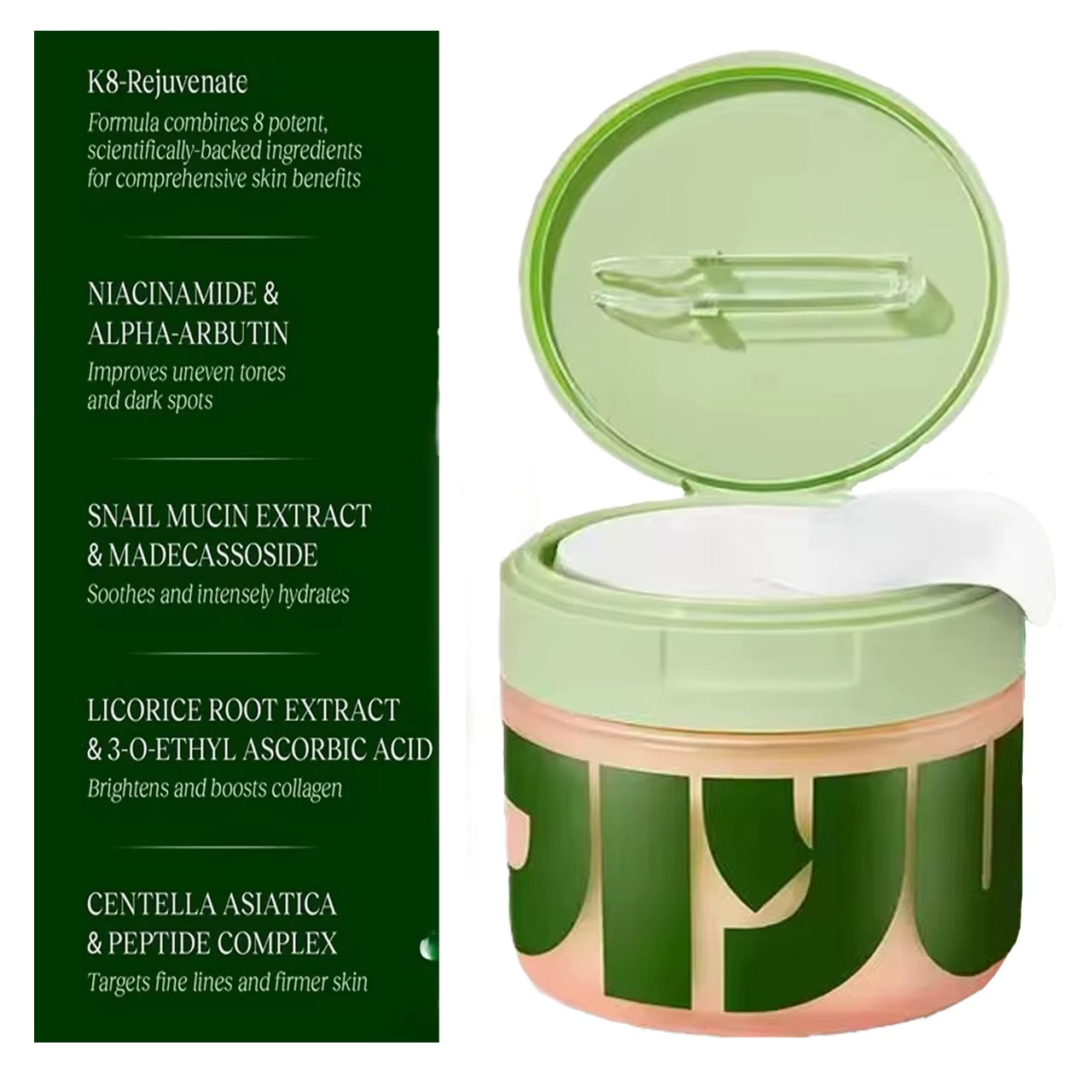 Skincare Anti-Aging, Dark Spot & Wrinkle Minimizing Toner Pads with Snail Mucin, Centella Asiatica, Niacinamide, Peptide Complex